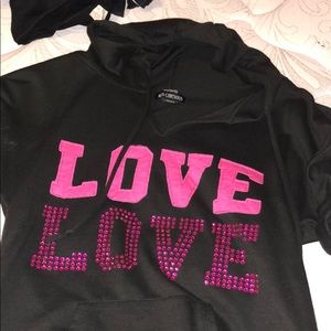 Pink hoodie